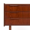 Small vintage chest of drawers with organic-shaped handles