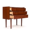 Small vintage chest of drawers with organic-shaped handles