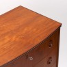 Ladekast Deens design in teak met ronde greepjes