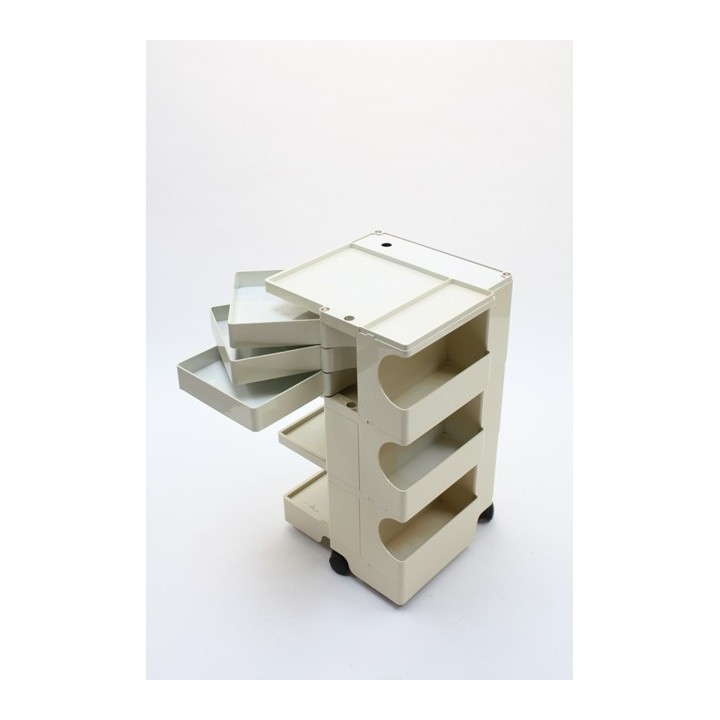 Vintage Joe Colombo Boby Trolly wit - Retro Studio