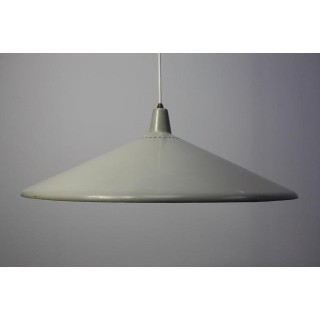 Grijs metalen 1950's hanglamp - Retro Studio