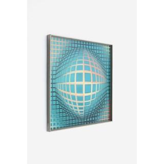Print in Vasarely stijl - Retro Studio