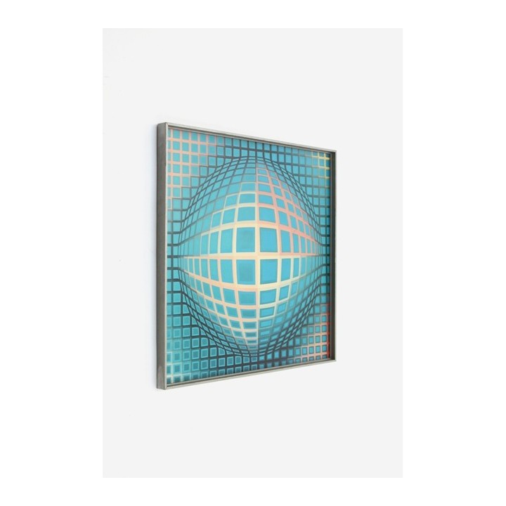 Print in Vasarely stijl - Retro Studio