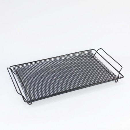 Tray of perforated metal