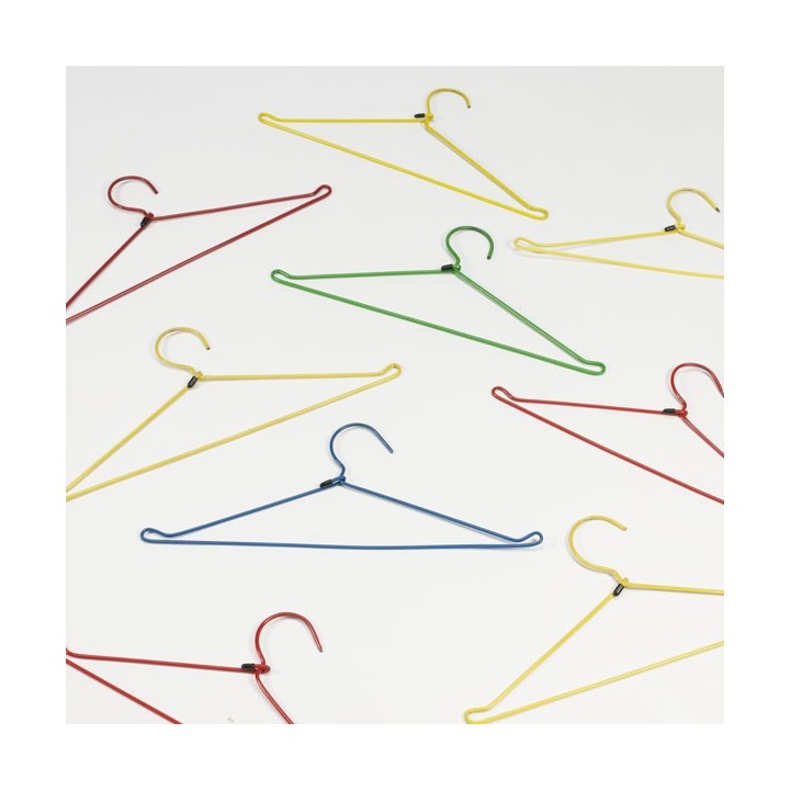 Set van 9 kledinghangers metaal - Retro Studio
